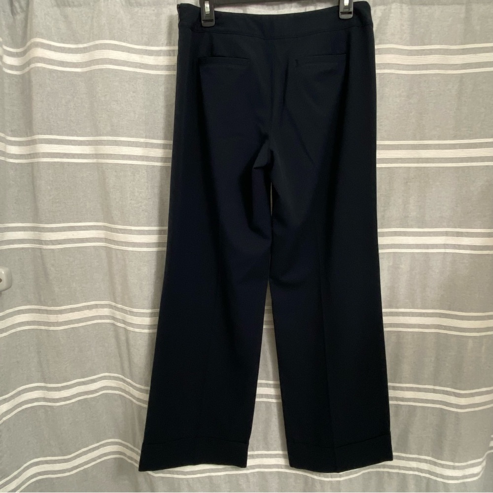LOFT Ann Taylor / Marissa Black Wide Leg Sailor Pants Size 4 - Picture 2 of 10